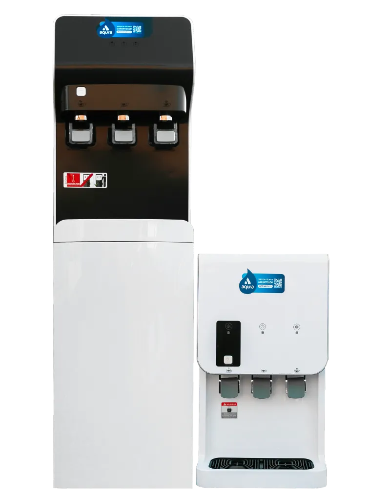 Dispensadores de agua filtrada por ósmosis Pro 3 en 1, con agua fría, agua caliente y agua natural
