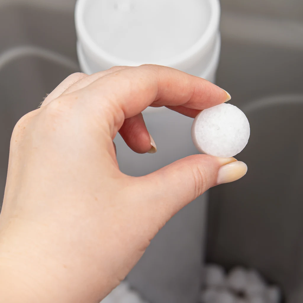 sal para descalcificador